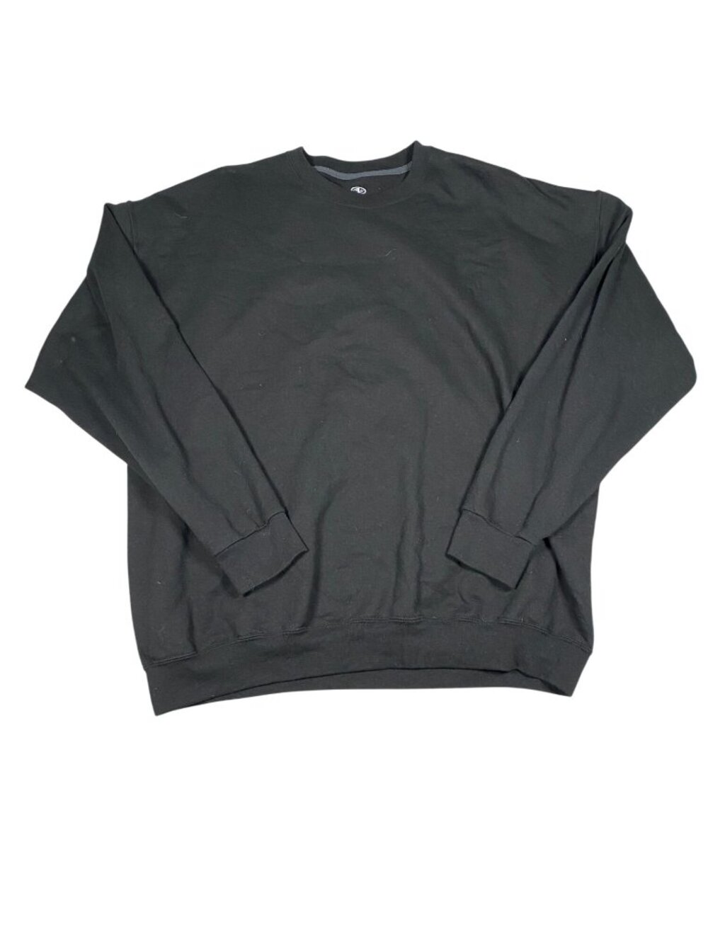 Athletic Works Black Crewneck Sweatshirt 2XL 60% Cotton 40% Polyester